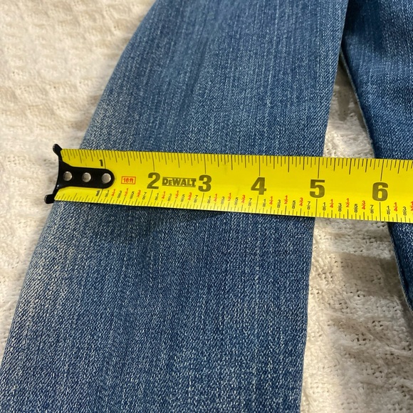 Cache Denim Jacket with Rhinestone Floral Buttons - Picture 3 of 11